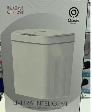 Lixeira Automática Com Sensor Infravermelho 16 Litros Óasis