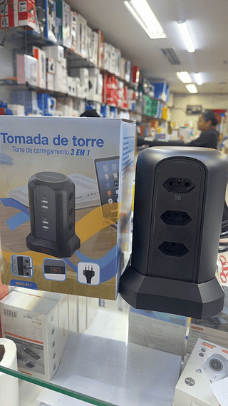 Torre de Tomada Carregamento 3 em 1 Indução Coibeu