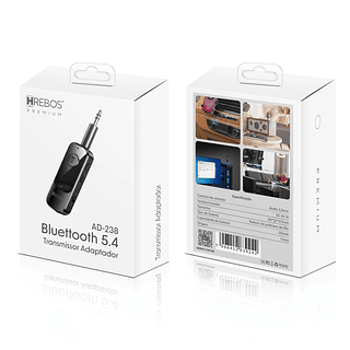 Transmissor Adaptador Bluetooth 5.4 Hrebos
