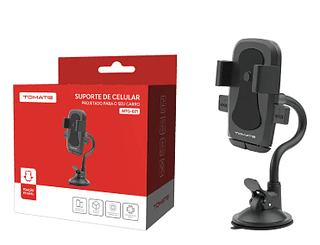 Suporte De Celular Para Carro 360º Fixação Ajustável Tomate