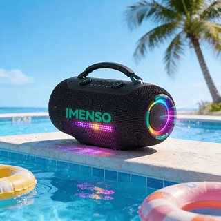 Caixa de Som Bluetooth 100w Ipx5 RGB Imenso