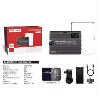 Luz de preenchimento mobile câmera universal Tomate