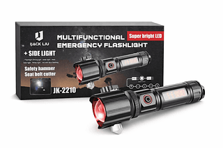 Lanterna Multifuncional Lanterna Recarregável Quebra Vidro Ijack