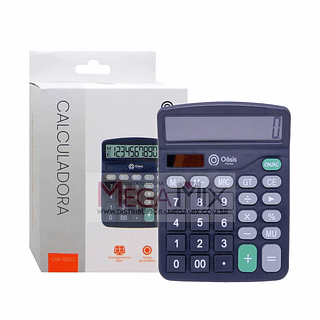 Calculadora Eletrônica 12 Dígitos Oásis