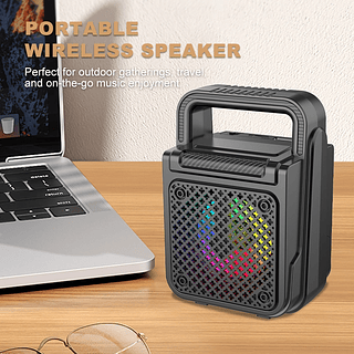 Caixa de Som Speaker RGB 8w Sing-e