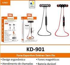 Fone de ouvido sem fio esportivo Kaidi