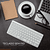 Teclado Sem Fio Bluetooth Slim Peining