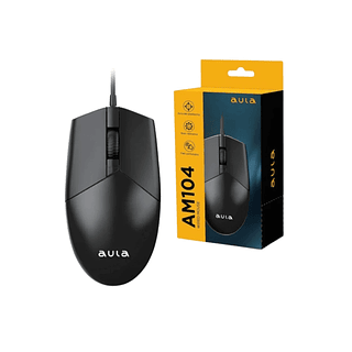 Mouse Aula, Com Fio USB 1200 Dpi Preto