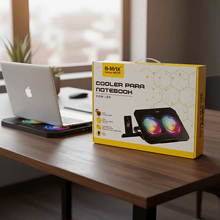 Cooler Para Notebook Com Led B-Max