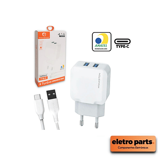 Carregador 4.1 tipo c hmaston