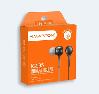 Fone de Ouvido com Fio P2 Intra-Auricular H'Maston