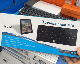 Mini Teclado Sem Fio Wireless