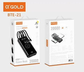 Carregador portátil + indução 20000 A'Gold