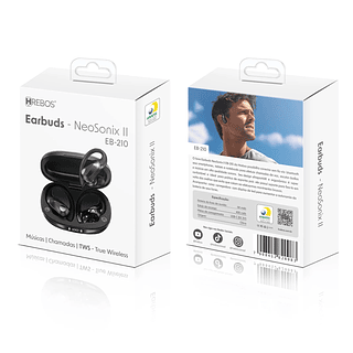 Fone de Ouvido Earbuds NeoSonix II Hrebos