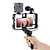 Suporte Estabilizador Videomaker Celular Steadycam + Luz Led