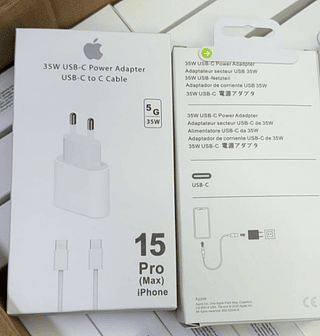 Carregador Tipo C Turbo 35w Usb-c Compativel iPhone 15/16