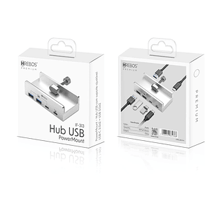 Hub USB PowerMount Hrebos