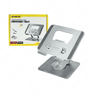 Suporte Alumínio Rotativo Tablet Escritório 360° B-Max