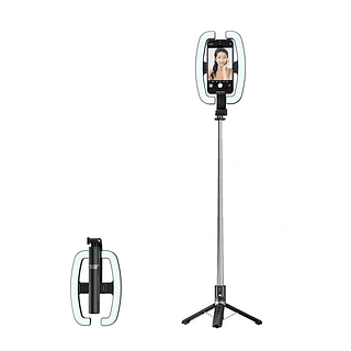 Suporte Bastão Tripé com Luz Para Selfie BYZ