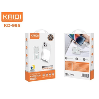Carregador Portátil Por Indução Power Bank Kaidi