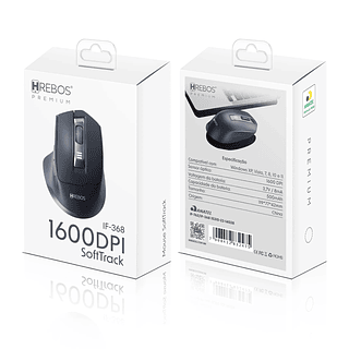 Mouse 16000 DPI SoftTrack Hrebos