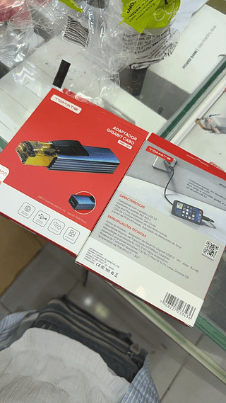 Adaptador Gigabit com Cabo Tomate