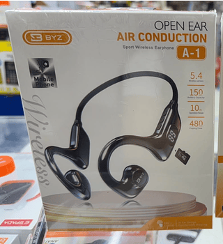 Fone condução óssea ergonomico esportes BYZ
