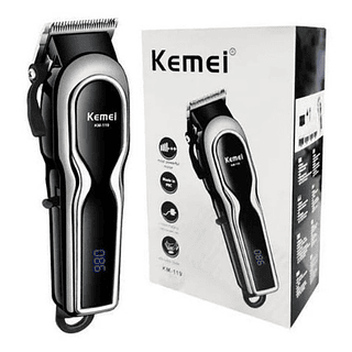 Máquina De Cortar Cabelo Profissional Kemei