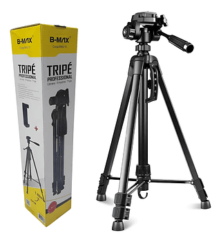 Tripé Profissional Câmera Celular 1,8m+bolsa B-Max