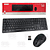 Kit teclado e mouse sem fio wireless Tomate