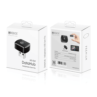 Adaptador sem fio DataHub Carplay Hrebos