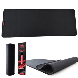 Mouse Pad Gamer Preto Emborrachado Knup