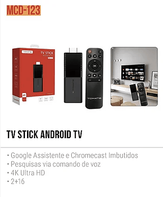 Smart Tv Stick 4K Tomate