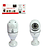 Câmera Lâmpada MONITORAMENTO ESPIA 1080P FULL HD Wifi COM Audio E Foto VISÃO NOTURNA Kapbom