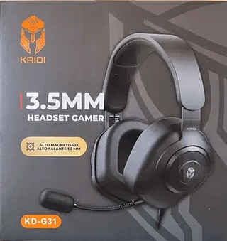 Fone com Microfone Headset Gamer Kaidi