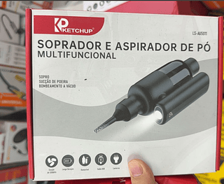 Aspirador e Soprador de Ar Multifuncional Portátil Ketchup