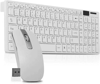 Kit Teclado e Mouse Sem Fio Wireless