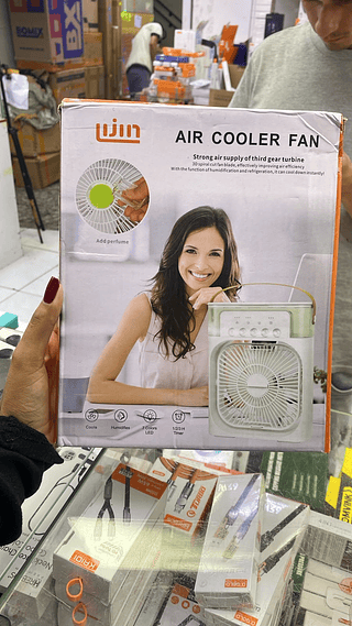 Ventilador portátil Com Nevoa