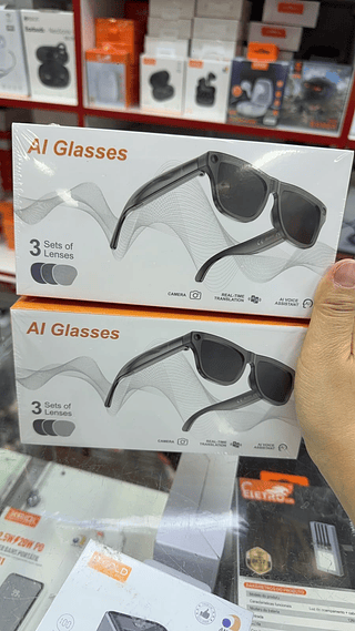 AI Glasses Óculos Inteligente Com Câmera e Tradução IA