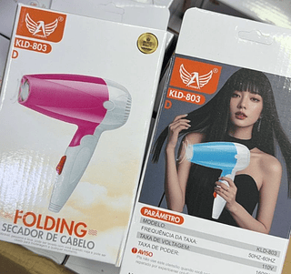 Mini Secador de Cabelo Dobrável para Viagem Ltomex