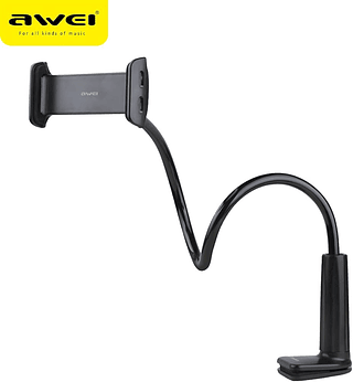 Suporte de Mesa Flexível Para iPhone e Celulares de 4 a 6 Polegadas X3 AWEI