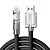 Cabo com ponta giratória 180° USB carregador Turbo Lightning Hrebos