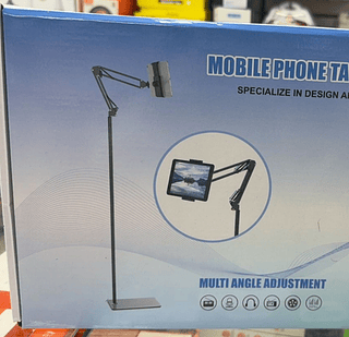 Suporte De Chão Pedestal P/ Tablet Celular Articulado 360