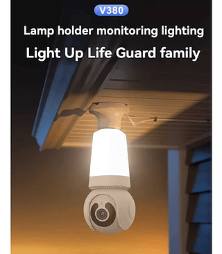 Câmera IP de Segurança Lâmpada 360°