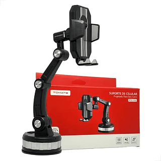 Suporte Celular Ventosa 360 Carro Caminhão Para-brisa Painel Tomate