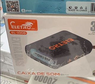 Caixa de Som com LED Resistente à Água 30W