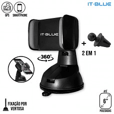 Suporte Universal para Celular Carro 2 em 1 IT-BLUE