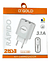 Kit Carregador Rápido 3.1A com 2 USB A'Gold