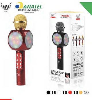 Microfone sem fio com bluetooth LTOMEX