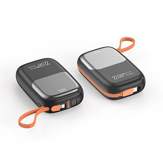 Bateria Portatil Power Bank 10000mAh 22.5w Preto Imenso